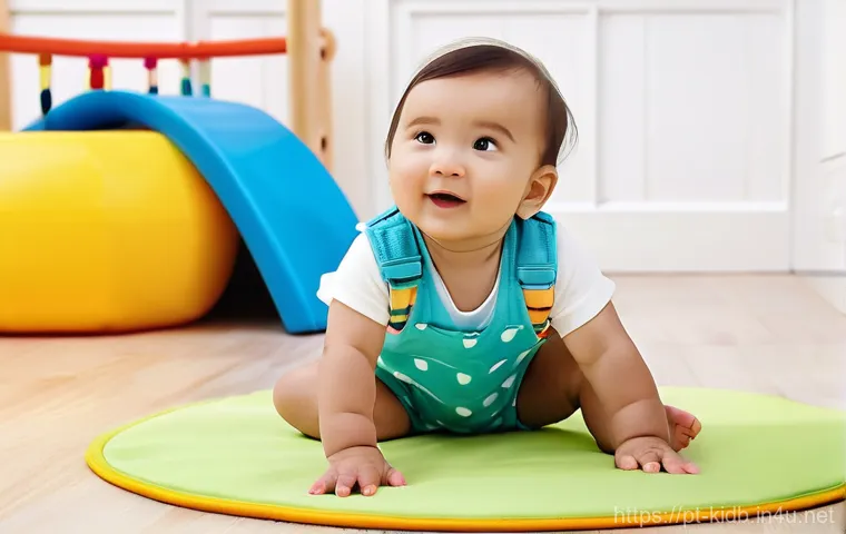 카터스 아동복 장점 - **Prompt 1: Durability in Play**
    "A cheerful toddler, approximately 18-24 months old, happily pl...