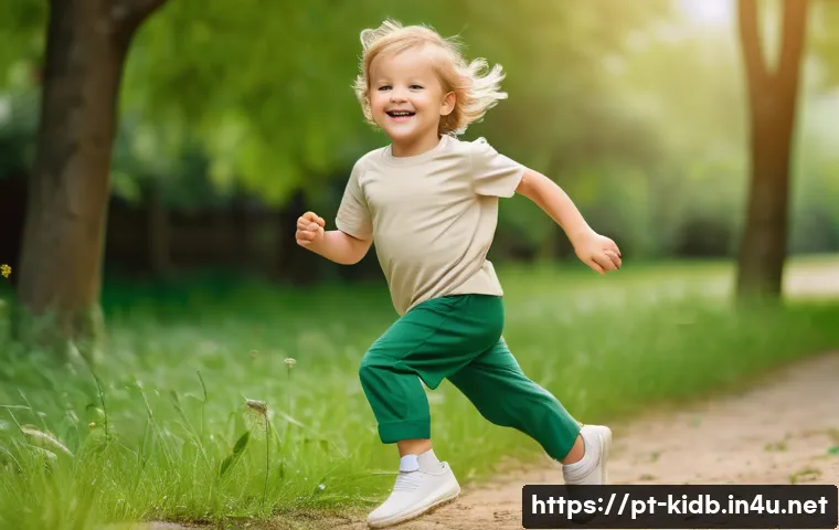 자라키즈의 최신 트렌드 - A joyful scene of a young child wearing organic cotton clothing with soft textures, featuring a brea...