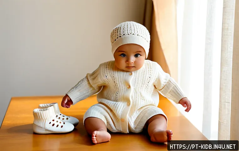 타티네쇼콜라의 프리미엄 라인 - Photorealistic premium baby clothing collection displayed in a refined Brazilian nursery boutique, s...