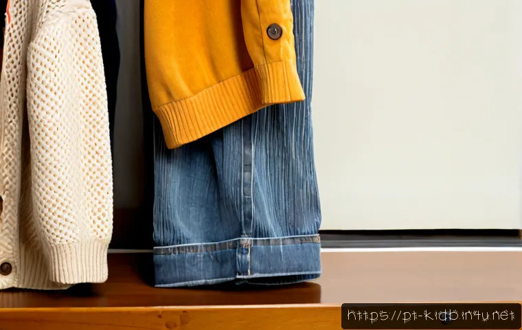 Home 17 빈폴키즈와 자라키즈의 소재 차이 - Photorealistic children’s clothing material comparison on a bright wooden table, one side soft heavy...